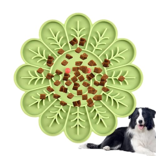 Leckmatte - Slow Feeder Hundesilikon, krabbenförmig, rutschfest - Hunde-Leckpad, Puzzle-Anreicherungsspielzeug, Hunde-Leckmatte für Leckpads, Angstlinderung, Fellpflege, Leckerlis, Joghurt, Baden von Buhyujkm