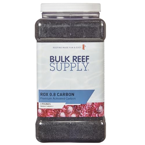 Bulk Reef Supply Premium ROX 0,8 Aquariumkohle für Süß- und Salzwasseraquarien (3,5 Liter) von Bulk Reef Supply