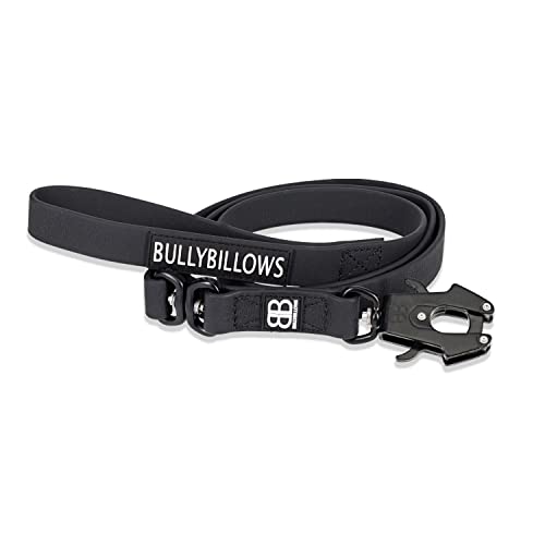 BullyBillows Billowthane® Kampfleine mit Drehgelenk, Mattschwarz von BullyBillows