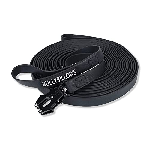 BullyBillows Billowthane® Schleppleine – 10 m Länge – Mattschwarz von BullyBillows