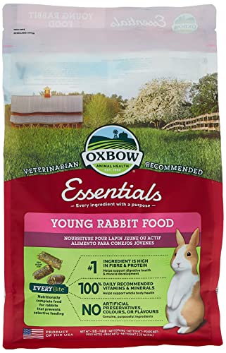 Petlife Oxbow Bunny Basics 15/23 Komplettfutter für junge Kaninchen, 2,25 kg von Oxbow