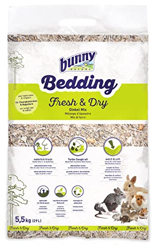 Bunny Bedding Fresh & Dry | 5,5kg natürliches Nagerstreu von Bunny Nature