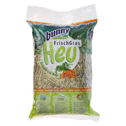 Bunny Allgäuer Frischgras Heu mit Karotte, 500 g von Bunny Nature