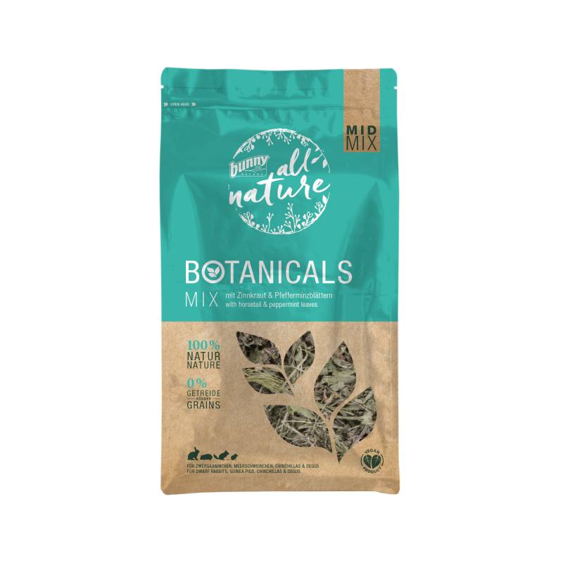 Bunny Nature All Nature Botanicals Mid Mix - Spitzwegerich & Rosenblüten - 120 g von Bunny Nature