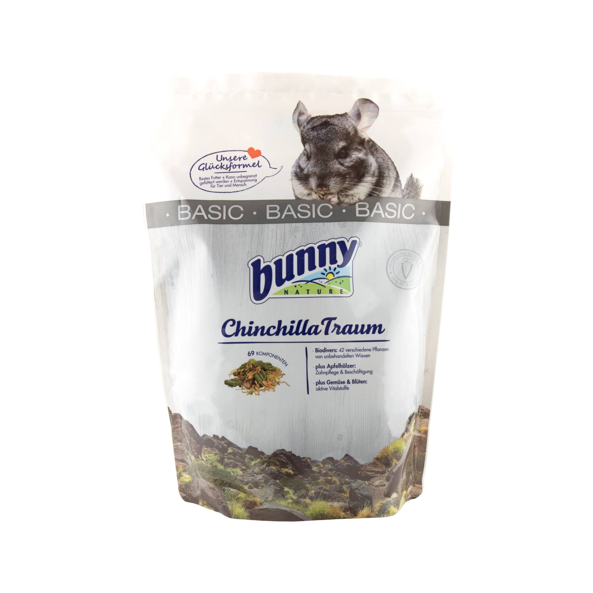 Bunny Nature ChinchillaTraum Basic - 1,2 kg von Bunny Nature