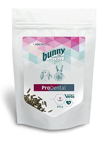 Bunny Nature - ProDental | 800 g | Alleinfuttermittel für Zwergkaninchen | Futteraufnahme bei Zahnprobleme oder Zahnverlust | Enthält ausgewählte Pflanzen und Kräuter von Bunny Nature