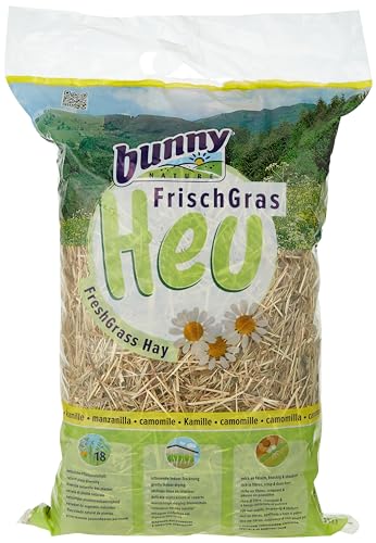 Bunny Frisch Gras Heu Kamille 500 g von Bunny