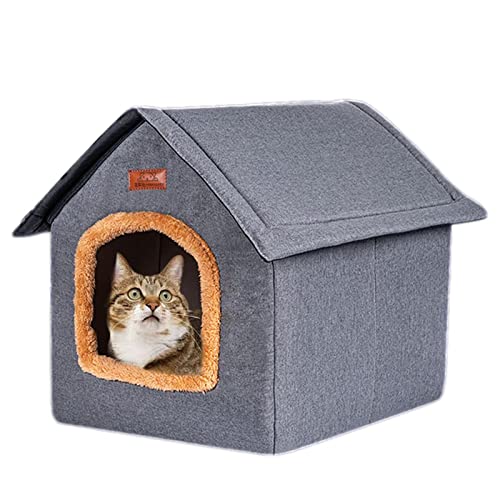 Hundehütte für den Innenbereich, tragbare Katzenbetten mit abnehmbarem Design, für den Innen- und Außenbereich, Haustierhaus für Katzen, Hunde und Kleintiere, für alle Jahreszeiten Buogint von Buogint