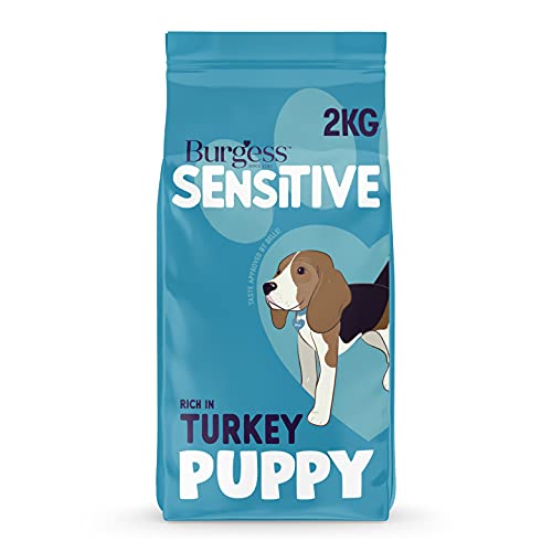 Burgess Sensitive Dry Puppy Food Rich in Turkey, 2 kg von Burgess