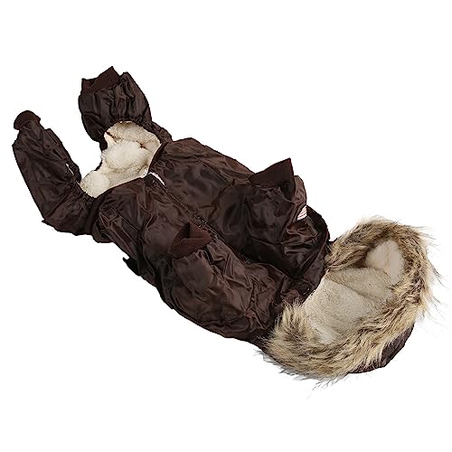 BusoTh Hunde-Kapuzenjacke, Warme, Bequeme, Weiche Winterschutz-Hunde-Kapuzenjacke, Verdickt, für Große Hunde für Chihuahua (2XL) von BusoTh