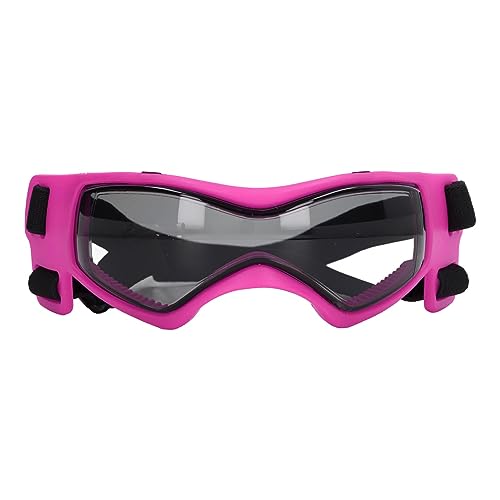 Hunde-Sonnenbrille, UV-Schutz, Tragbar, Wasserdicht, Hundebrille, Stilvoll, Beschlagfrei, für die Party Kleiner Hunde (PINK) von BusoTh