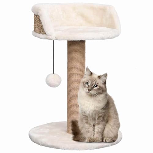 vidaXL Katzenkratzbaum 49cm Seegras Kratzbaum Kletterbaum Katzenbaum Spielbaum von vidaXL