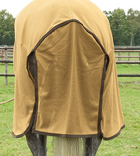 BUSSE PADDOCK-Fliegendecke ANTI-FLY FLEXIBLE, Bauchlatz, Rückenlänge 155 cm, cappuccino von Busse