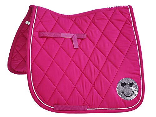 Busse Stepp Schabracke Fun DR+VS mit Wendepailletten (Pony VS, pink) von Busse