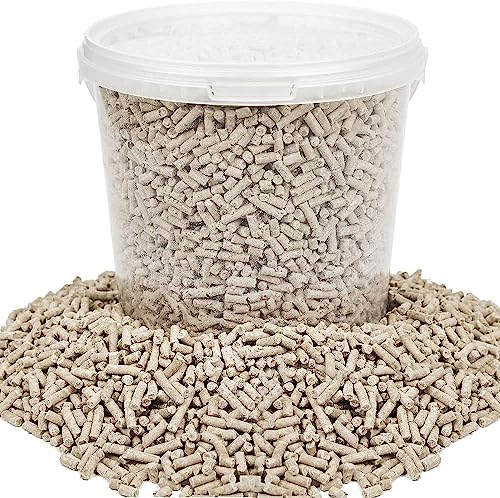 Beschäftigte Schnäbel Erdnuss-Suet-Pellets - Hochwertiges Futter für Wildvögel im Garten in Behältern (10L) von BusyBeaks