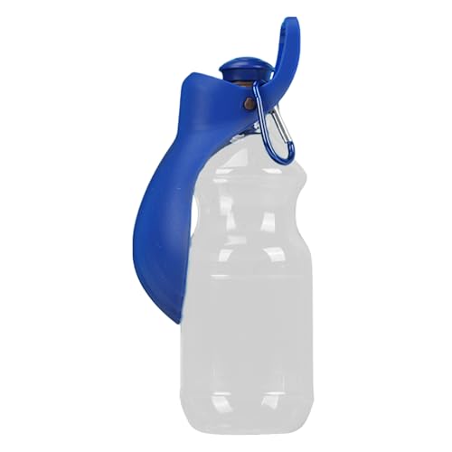 Bvizyelck Hunde-Wasserflaschen zum Spazierengehen, tragbare Hunde-Wasserflasche zum Spazierengehen, 450 ml, praktischer Wasserspender für Hunde, auslaufsicher, mit faltbarem Trinkbecher von Bvizyelck