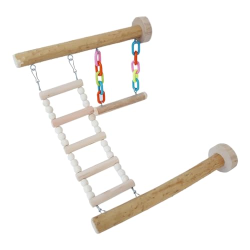 Bvizyelck Papageienkäfig Hängematte Schaukel, Papageienspielzeug Schaukel Hängematte Brücke Kauspielzeug, Nymphensittichkäfig Schaukel Spielzeug Vogel Papagei Kauschaukel Spielzeug Papagei Puzzle von Bvizyelck