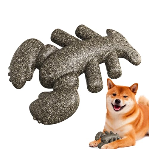 Bvizyelck Robustes Hundespielzeug für Aggressive Kauer, unzerstörbares Hundespielzeug | Beißspielzeug für Aggressive Kauer - Hundespielzeug, interaktives Hummer-Welpen-Beißspielzeug für mittlere und von Bvizyelck