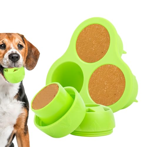 Bvizyelck Schnüffelball für Hunde | Interaktiver Schnüffelball Hunde-Puzzle-Spielzeug – Leckerli-Dosierendes Hunde-Kauspielzeug, Leckerli-Puzzle zur Förderung der natürlichen Futtersuche von Bvizyelck