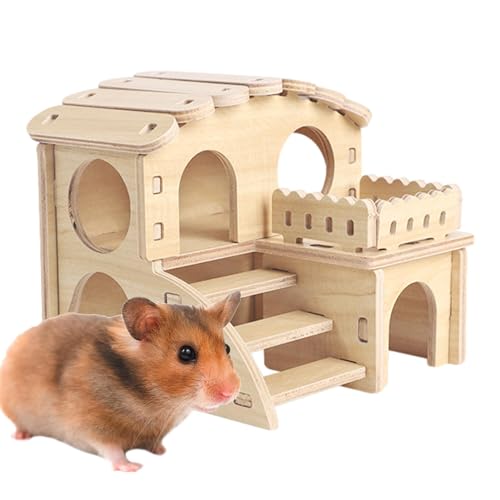 Hamster Haus Aus Holz Mehrkammernhaus Hamster Versteck Hamster Eckhaus Hamster Eckhaus Holz Hamsterhaus Hamster Spielzeug Aus Holz Hamster Haus Versteck Kauspielzeug Für Rennmäuse Ratten von Bvizyelck