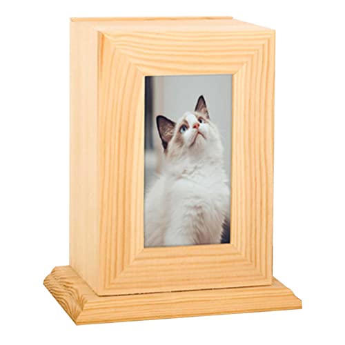 Holz Haustierurne Mit Fotorahmen Tierurnen Für Hunde Katze Haustier Gedenkurne Für Asche Haustierurnen Für Hunde Urne Mit Fotorahmen Aschebox Für Hunde Holz Andenken Gedenkurnen Souvenir Holzbox von Bvizyelck