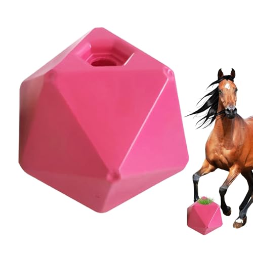 Pferdeball-Feeder,Pferde-Slow-Feeder-Ball - Langsam fressendes Heufutter für Pferde - Innovatives Futterspielzeug für das Pferdetraining, Pferdehüteball, Spielzeug gegen Langeweile bei Pferden von Bvizyelck