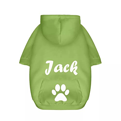 Personalisiertes Haustier-Kleidung-HundeHoodie Welpen-Pullover-Shirt mit Haustier-Namen-kaltes Wetter-Kleidung-Hundekatze von Bvsbpk