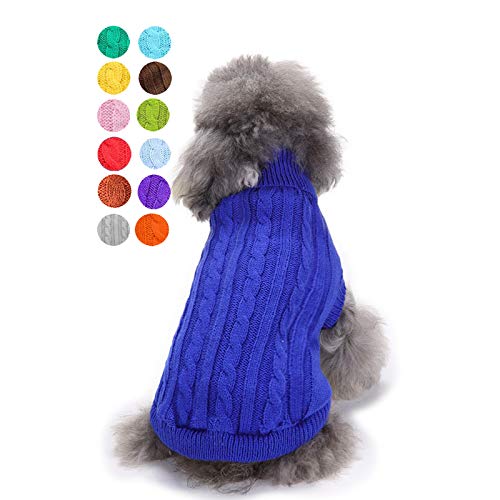 Kleiner Hundepullover, Warmer Haustierpullover, Katzenpullover Hund Sweatshirt Kleidung Mantel Bekleidung für kleine Hunde & Kätzchen von Bwealthest