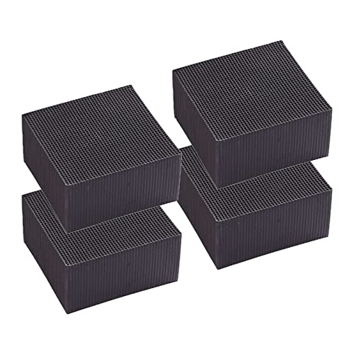 Clever Cube Aktivkohle Pferde, Aktivkohle Aquarium, Aktivkohlefilter Pferdetränke, Eco Aquarium Wasserreiniger Würfel, Eco-Aquarium Wassertrog Purifier Cube, Für Teiche, Aquarium, Vorratstank (4Pcs) von Bxjinkele