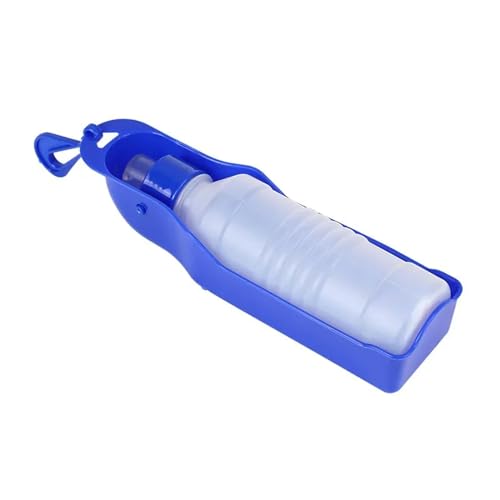 Tragbare Kunststoff-Wasserflasche für Haustiere, zusammenklappbarer Trinkwasser-Futterspender, Schüssel für Hunde, Outdoor-Reisen von Bxzpzplj