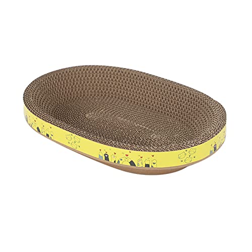 Katzenkratzer Wellpappe Kratzunterlage Katzenkratzbett Sofa Katzenkratzcouch Bett für Indoor Katzen von Bydezcon