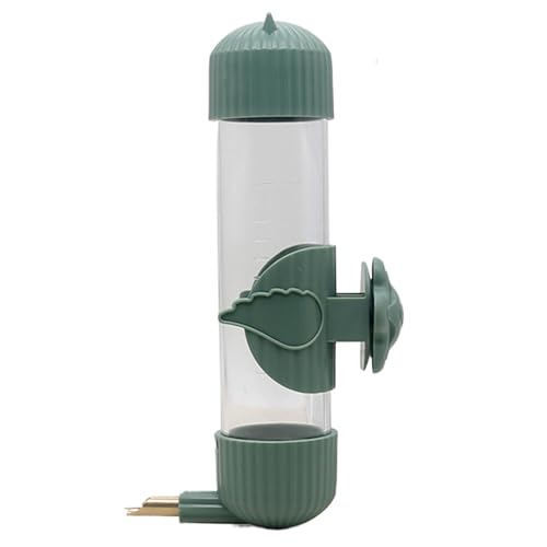 Birds Automatic Water Feeder, Lovebird -Wassertrinker, Vogeltrinkflasche, tragbar und leicht zu reinigen, leicht nachzufüllen und Käfig, 5x5x23 cm, für kleine Haustiere von Byeaon