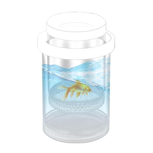 Brutkasten für Aquarium, schwimmende Fischzucht, einfach zu bedienen, langlebiges und platzsparendes Design, flexible Installation, 14 x 9 cm, für Fische und von Byeaon