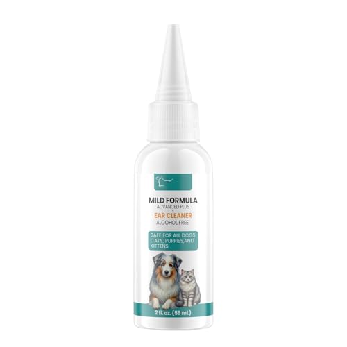 Byeaon Pet Ear Cleaner, Dogs Ear Cleaner Solution, Dog Ear Drops Cleaning Kit, Anti-Itch Pet Ear Cleaner, Gentle Pet Ear Wash, Ideal to Eliminates Stinky Stuff for Pets Ears von Byeaon