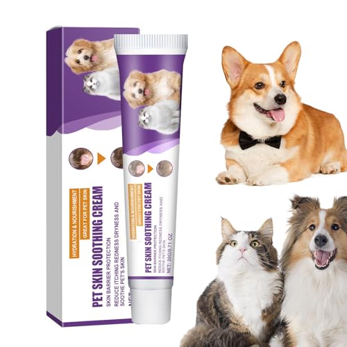 Byeaon Pet Skin Cream, Moisturizing Pet Skin Cream, Pet Skin Care Ointment, Pet Skin Cream, Pet Skin Moisturizer, Dog Dry Skin Moisturizer, Effective Gentle Skin Soother Cream for Irritation von Byeaon