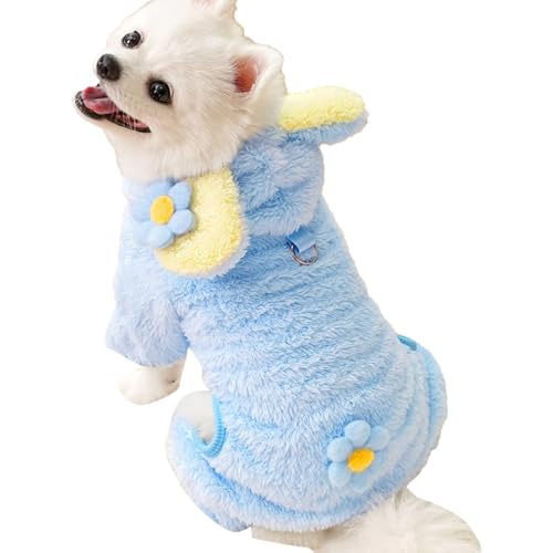 Dog Fleece Warm Clothes, Dog Onesie, Dog Winter Clothes Full Body Jacket, Adjustable Dog Jumpsuit, Lightweight Dog Jackets, Breathable Dog Sweaters, Cozy and Ideal to Wear for Dogs von Byeaon