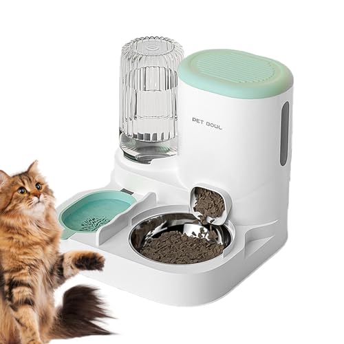 Dog Food Dispenser | Automatic Pet Feeders | Dog Water Bowl | Pet Water Dispensers | Wet Dry Food Bowl | Dog Food Water Dispenser for Most Pets Dogs, Rabbits, and Cats von Byeaon