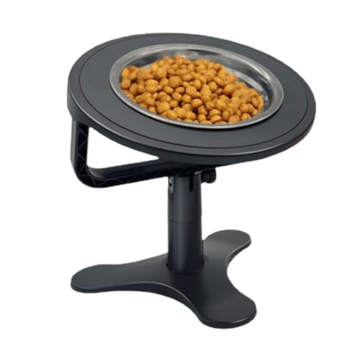 Elevated cat Bowls, Raised cat Feeding Bowls, Modern Elevated cat Bowls, Stainless Steel Bowls, Adjustable cat Food Bowl Stand, Elevated Dog Bowl Non-Slip Tilted Cat Bowl for Dogs Cats Pets von Byeaon