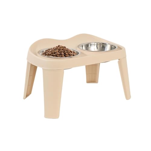 Folding Dog Bowl | Double Feeding Station | Raised Dog Feeding Dish | Pet Feeding Station | Adjustable Feeding Station | Pet Dish for Neck and Joints Relief von Byeaon