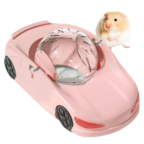 Hamster Laufball, Sportballs Im Auto-Design, Fördert Aktives Spielen Und Bewegung, Einfache Montage, Bietet Verschiedene Spielmöglichkeiten Für Ihren Hamster von Byeaon