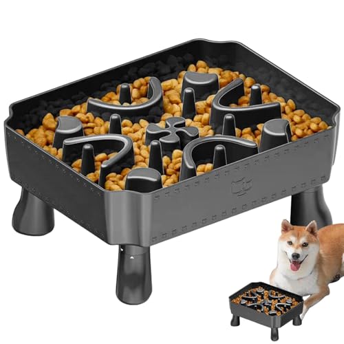 Pet Slow Food Bowl Interaktive Slow Food Bowl Pet Anti-Choke Bowl Puzzle Slow Food Bowl Rutschfeste Slow Feeder Bowl Pet Supplies Hund Anreicherung Spielzeug Für Hunde Zur Geistigen Bereicherung Für von Byeaon