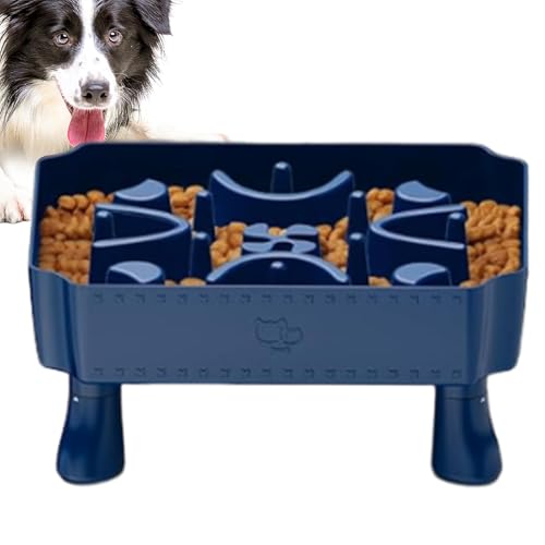 Pet Slow Food Bowl Interaktive Slow Food Bowl Pet Anti-Choke Bowl Puzzle Slow Food Bowl Rutschfeste Slow Feeder Bowl Pet Supplies Hund Anreicherung Spielzeug Für Hunde Zur Geistigen Bereicherung Für von Byeaon