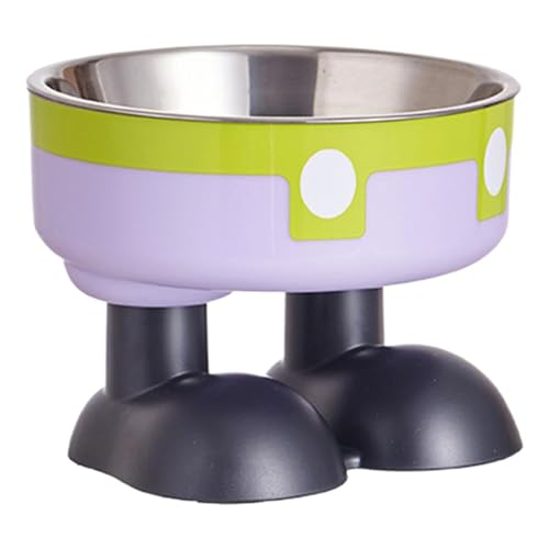 Raised Pet Bowls | Cat Feeding Station | Tilted Food Bowls | Anti-Slip Pet Bowls | Indoor Cat Bowls | Wet Food Bowl | Dry Food Feeder | Cute Pet Feeding Station for Indoor Cats, Dry Wet Food von Byeaon