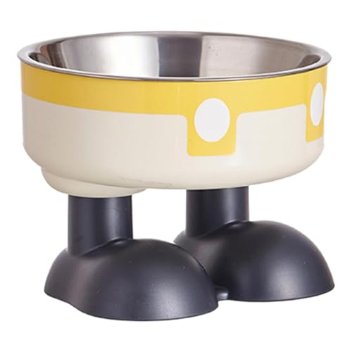 Raised Pet Bowls | Cat Feeding Station | Tilted Food Bowls | Anti-Slip Pet Bowls | Indoor Cat Bowls | Wet Food Bowl | Dry Food Feeder | Cute Pet Feeding Station for Indoor Cats, Dry Wet Food von Byeaon