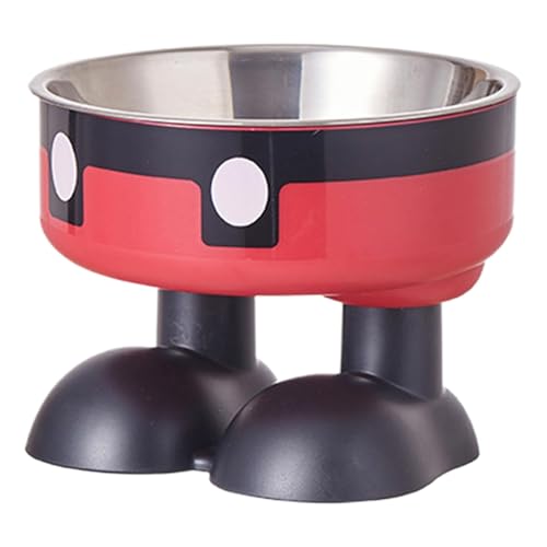 Raised Pet Bowls | Cat Feeding Station | Tilted Food Bowls | Anti-Slip Pet Bowls | Indoor Cat Bowls | Wet Food Bowl | Dry Food Feeder | Cute Pet Feeding Station for Indoor Cats, Dry Wet Food von Byeaon