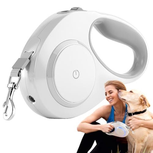 Retractable Pet Leads | Telescopic Pet Rope | Automatic Traction Rope | Non-Slip Dog Handle | Telescopic Dog Ropes | Heavy Duty Automatic Pets Leash for Camping, Sports, Hiking, and Walking von Byeaon