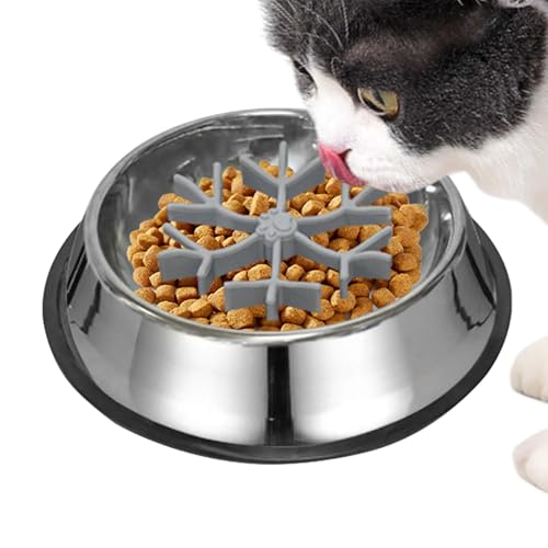 Rutschfester Slow Feeder Bowl, Slow Feeder Hundenapf, Anti-Ersticken Puzzle Schüssel, Interaktiver Hund Slow Feeder Bowl, Hundenapf, um Schlucken zu verhindern, tragbar und ideal für von Byeaon