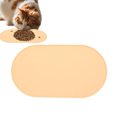 Silicone Dog Food Mat, Rutschfeste Futtermatte, Leicht Zu Reinigen, Schützt Vor Verschütten, Strapazierfähig Und Formbeständig, Stilvolles Design Für Hunde Und Katzen, Pflegeleicht Für Haustierbereich von Byeaon