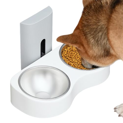 Wall-Mounted Cat Bowls | Height Adjustable Cat Bowls | Cat Water Bowls | Space-Saving Dog Bowl | Wall Mounted Pet Bowls | Pet Feeding Station | Adjustable Feeding Tools for Small Medium Large Dogs von Byeaon