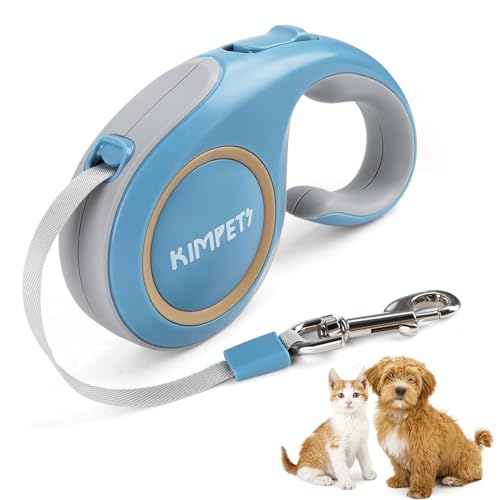 Hundeleine 5m,Hundeleine Einziehbar Hundeleine 5m Rollleine für Hunde,Hundeleine Kleine Hunde Mittelgroße Hunde und Katzen Hundeleine Ausziehbar Hundeleine Flexi Anti-Rutsch-Griff von Byffoer